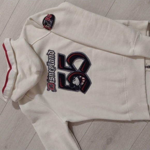 DISNEY Mickey COLLECTORS 55 Anniversary ZipUp Hoodie w 3D Logo on Back!! - Picture 3 of 11